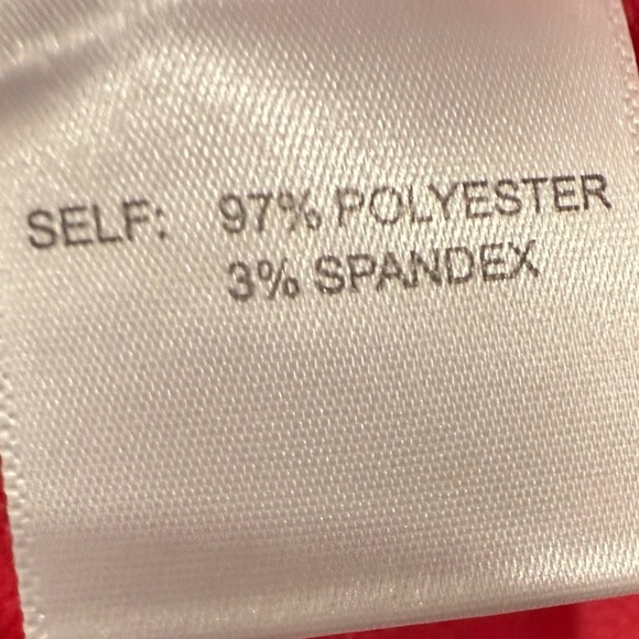 Rose & Olive Blouse Flutter Sleeve Ruffle Neckline Blouse Bright Pink Size 2X - Picture 6 of 7